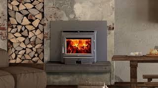 Lopi Evergreen Wood Insert NexGen-Fyre Burn Video