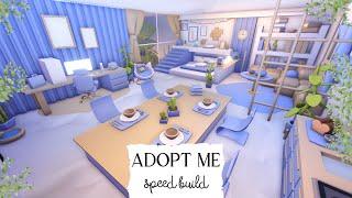 Lofi Chill Blue Donut House Speed Build  Roblox Adopt Me