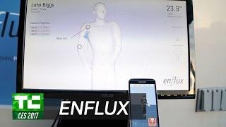 Enflux demonstrates motion capture clothing