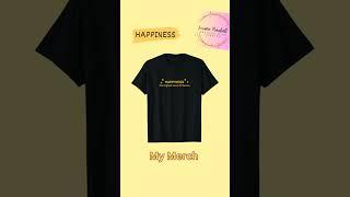 From the Self Care Collection by Success With Loraine - Happiness t-shirt #merch #amazon