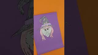 Easy Halloween witch project for kids 