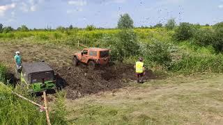 Offroad competition - Wrangler JK muddy stage with Firemax FM523