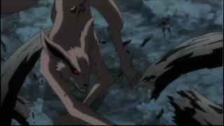 Hashirama vs Madara Uchiha and Kyuubi HD (with Eng