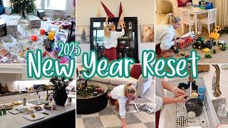 NEW YEAR HOME RESET 2025 / MESSY HOUSE CLEAN WITH ME 2025 / NEW YEARS CLEANING MOTIVATION