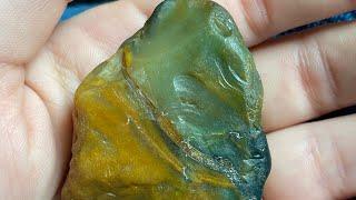 Silica Rich, Colorful River Rock Specimen—Jasper, Opal