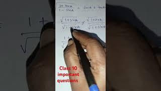 Class 10 important mathematics