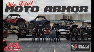 We meet the crew at Moto Armor! Guide to Utah riding Shared and Amy's 4 seater name announced