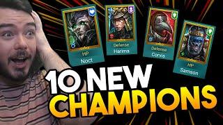 10 NEW CHAMPS LIVE TODAY! | Raid: Shadow Legends (Test Server)