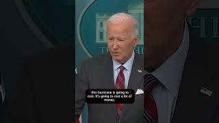 President Biden remarks on the cost of Hurricane Helene