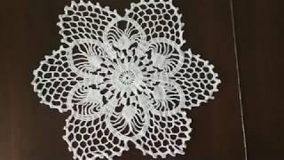 Beautiful crocheted napkin /Красивая САЛФЕТКА крючком+ схема