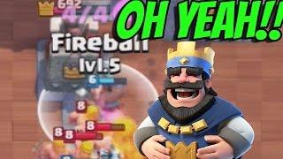 Clash Royale HOG GOES CLUTCH "INSANE BATTLE" | CosmicDuo