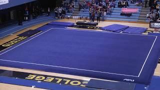 Gustavus hosts 2018 WIAC/NCGA Gymnastics West Regional (Floor)