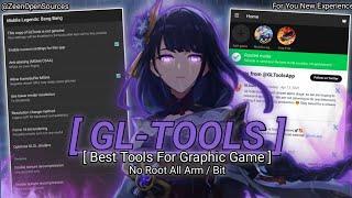 New Update..!!GL-Tools Latest Version Optimal. Best For Graphic Game | No Root