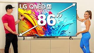 The 86" LG QNED85 4K TV - Go Big or Go Home!