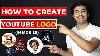 How to Create a YouTube Channel Icon In MOBILE | Make Profressional Youtube Logo 