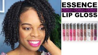 Essence SHINE SHINE SHINE Wet Look Lip Gloss Swatches | PuckerUpBabe