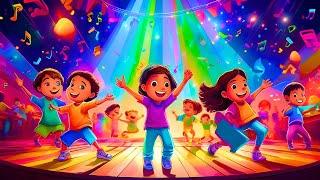 "Rainbow Groove: A Fun & Colorful Kids' Song with Dance Moves!"  #nurseryrhymes  #kidssong