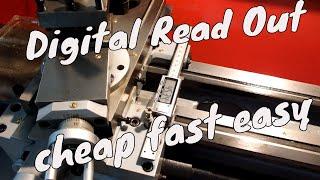 digital caliper into DRO for lathe, cheap and easy