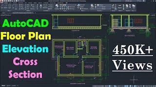 AutoCAD Floor Plan Tutorial for Beginners - 1