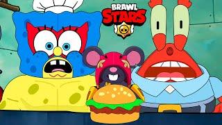 BRAWL STARS ANIMATION - MOE vs SPONGEBOB EL PRIMO