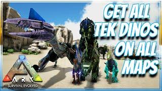 Ark Xbox & PS4 Get All Tek Dinos On All Maps