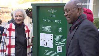 Mayor Turner, Heritage Society make special announcement about historic houses at Sam Houston Park