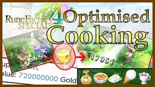 [RF4S] Cooking in Rune Factory for Stats and Profit - Making Money as Fast as Possible