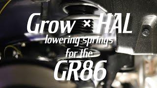 Grow x HAL lowering springs for the GR86