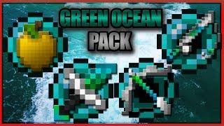  Minecraft PvP Texture Pack l GREEN OCEAN 16X (FPS) [1.7/1.8] 