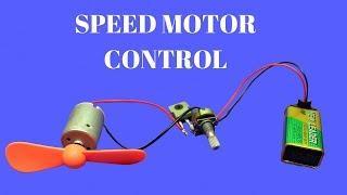 How To Make DC Motor Speed  Controller -  Simple DC Motor Speed Control circuit