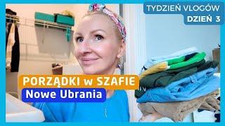 Porządki i Organizacja w Szafie i Nowe Ubrania / TYDZIEŃ VLOGÓW Dj osmo 3