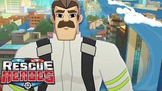 The Great Big Wave - Rescue Heroes™ | Cartoons For Kids | Fisher-Price | Rescue Heroes | Episode 4