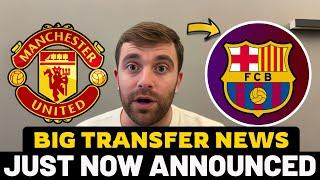  BOOM!!  IT TOOK EVERYONE BY SURPRISE! NOBODY EXPECTED IT! MAN UNITED LATEST TRANSFER NEWS TODAY