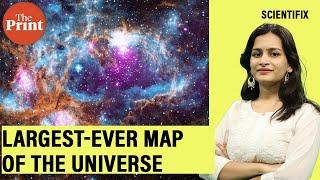 Largest-ever map of the universe unveiled, with 800,000 galaxies