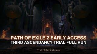 Easy way to Ascend Floor 3 Trial of Sekhemas Full run 'Sanctum' [POE 2 Early Access]