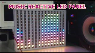 How to Make Music Reactive LED Panel || Full Color