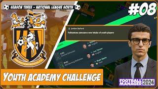 YOUTH INTAKE DAY ! | SEASON 3  | YOUTH ACADEMY CHALLENGE | FM24 | Part 08