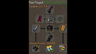 OSRS SKILLER (LVL 3.4 Combat) F2P Only | Quests, Uniques, + More