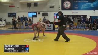 80 Con of 4 - Courtney Myers (Army (WCAP)) vs. Aliaksandr Kikiniou (Belarus)