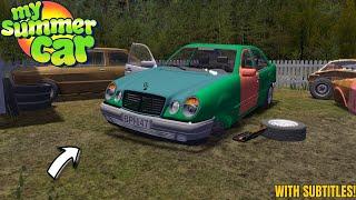 Restoring an Abandoned Mercedes | My Summer Car #mysummercar #viral #trending 