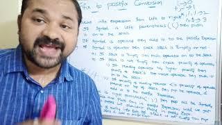 infix to postfix conversion algorithm|examples|program