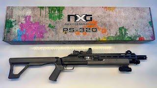 HDX 68 T4E cal.68 Co2(NXG PS 320)with 2x12g Adapter (40 Joule)      #airgun #umarex #shotgun