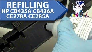 How to Refill HP CB540A / CB541A / CB542A / CB543A / CC530A / CC531A / CC532A / CC533A