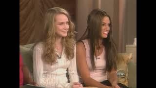 Nikki Reed & Evan Rachel Wood "Thirteen" - The View Aug. 2003