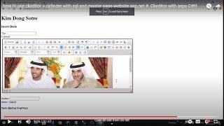 how to use ckeditor + ckfinder with sql and master page website asp.net #. Ckeditor with aspx C#!!!