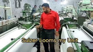 Sulzer Looms Unit Check Looms Working and Cloth Quality Test time