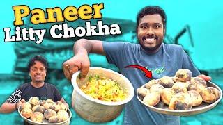 Paneer Litty Chokha  || Aaj To Pahadon Ke Bich Party Ho Gaya || Cooking With Indian Truck Drivers