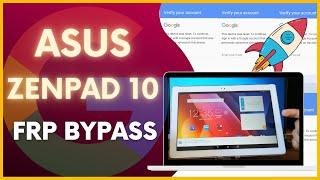 Asus Zenpad 10 Bypass google account FAST METHOD