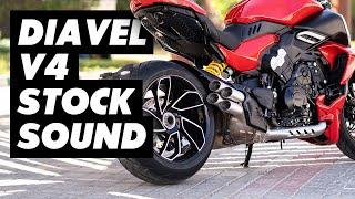 2023 Ducati Diavel V4 Stock Exhaust Sound! (Static, Fly-by & Onboard)