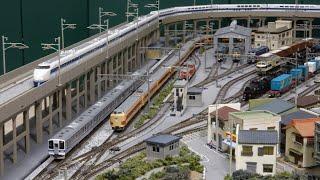 名古屋編 新幹線のあるNゲージ鉄道模型固定レイアウト！N scale model railroad layout